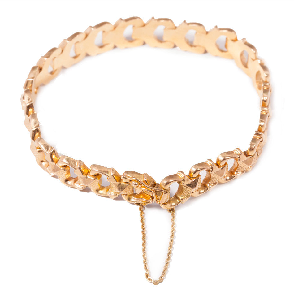 Antique 18ct Yellow Gold Bracelet