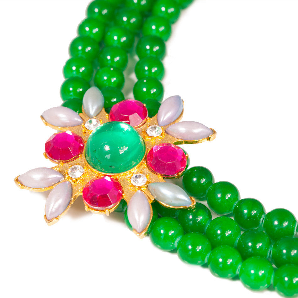 "Green with envy" necklace