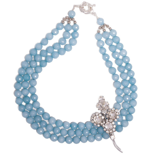 "True blue elegance" necklace