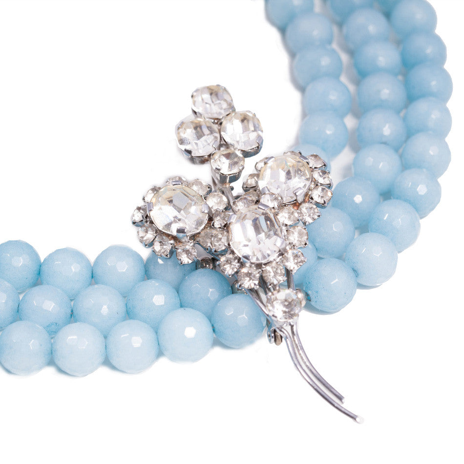 "True blue elegance" necklace