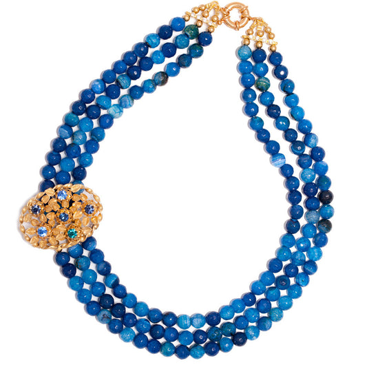 "So you like blue too" necklace